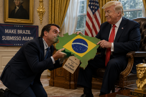 A Internacionalização do Caos: Como a Família Bolsonaro Abriu as Portas para uma Perigosa Interferência no Brasil