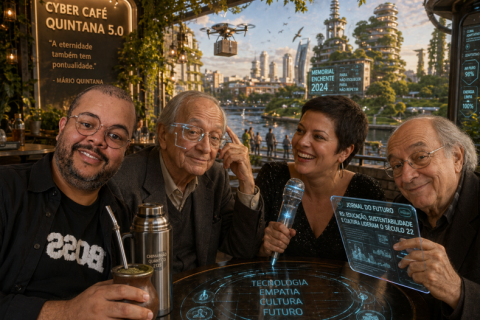 Entre Um Mate, Bytes e Brisas em 2125