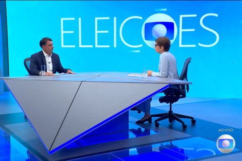 Flávio Bolsonaro no Jornal Nacional - Ataques a Lula e Só